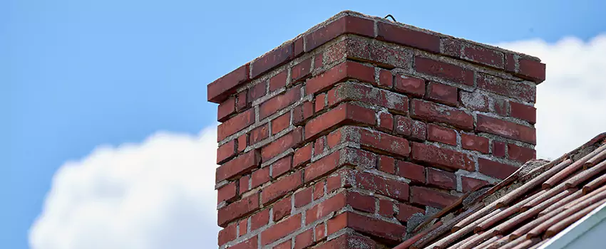 Brick Chimney Flue Installation in Burlington, MA