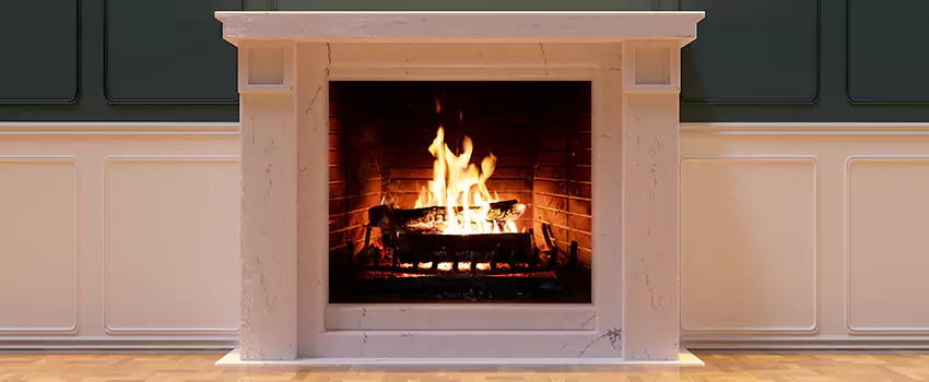Decorative Electric Fireplace Installation in Burlington, Massachusetts