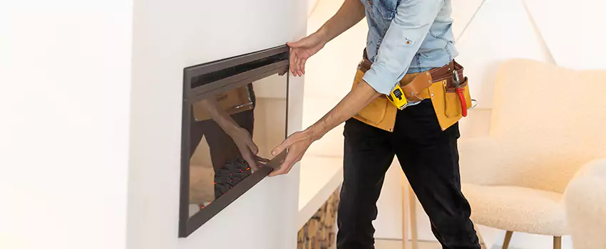 Metal Fireplace Installation in Burlington, Massachusetts