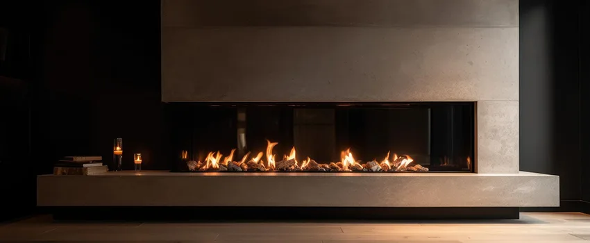 Gas Fireplace Ember Bed Design Services in Burlington, Massachusetts