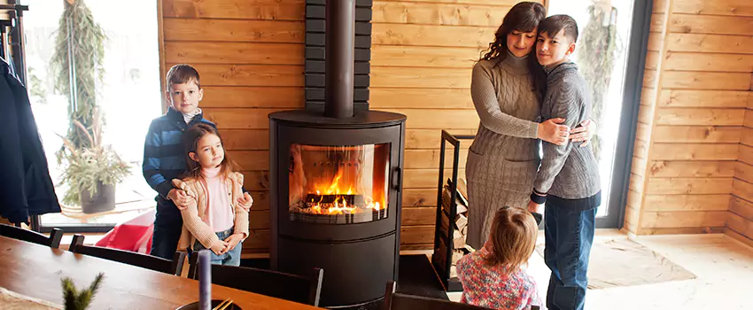 Morso Cast Iron Fireplace Insert Installation in Burlington, Massachusetts