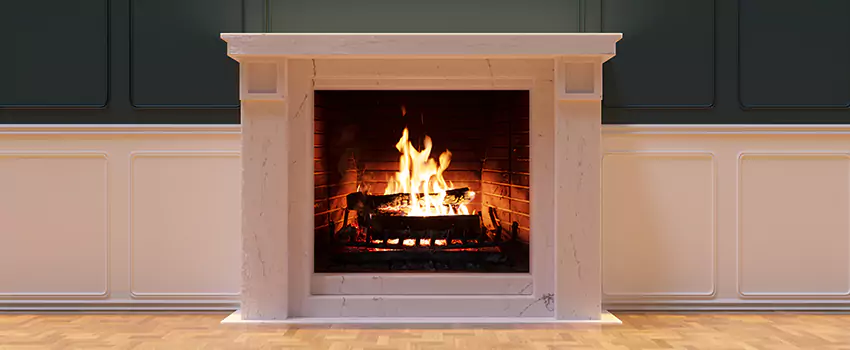 Open Flame Wood-Burning Fireplace Installation Services in Burlington, Massachusetts