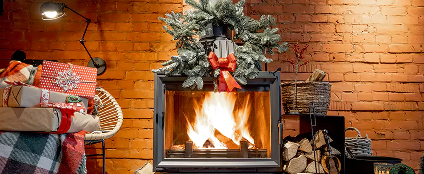 Travis Industries Linear Gas Fireplace Installation in Burlington, Massachusetts