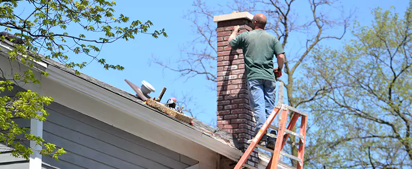 Vinyl and PVC Chimney Flashing Installation in Burlington, MA
