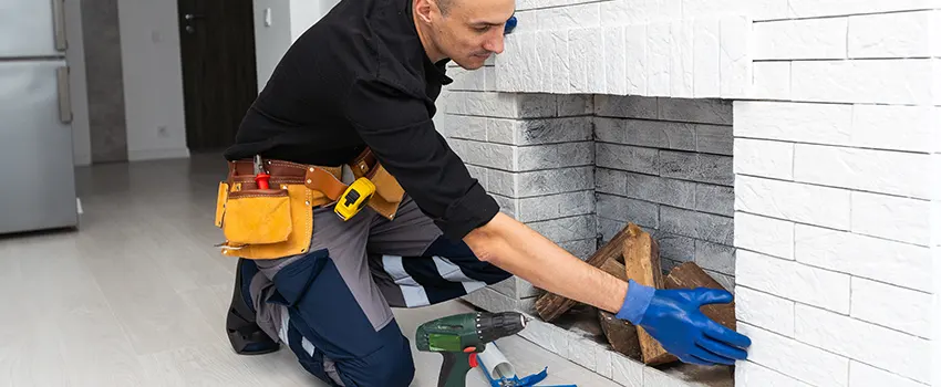 Fireplace Damaged Damper Frame Repair Services in Burlington, Massachusetts