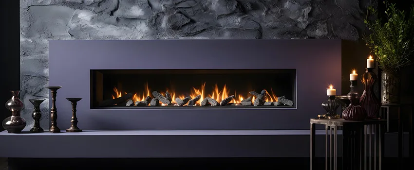 Ember Bed for Ventless Gas Fireplace in Burlington, MA